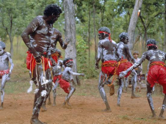 'Aboriginal Dance, Australia' Photographic Print - Sylvain Grandadam ...