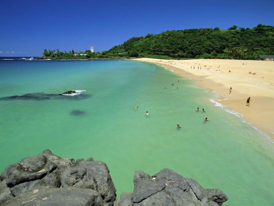 Waimea Bay Beach Park A Popular Surfing Spot On Oahu S North