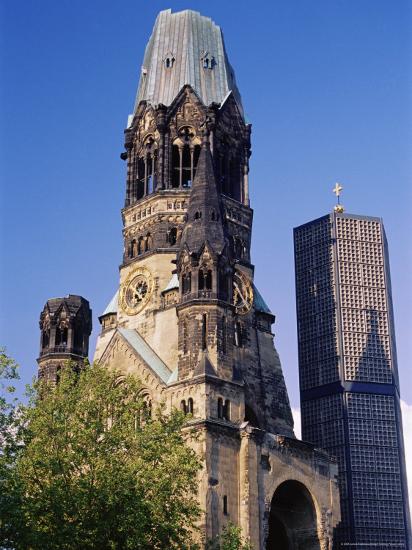 Kaiser-Wilhelm Church, Berlin, Germany, Europe Photographic Print by