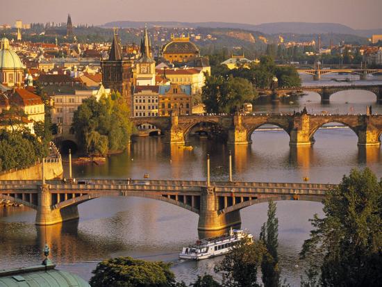 Charles Bridge, Prague, Czech Republic Photographic Print ...
