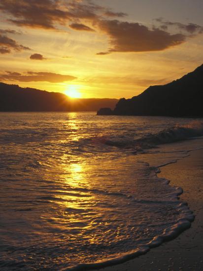 Sunset Over Beach Angel Island Ca Photographic Print By Steven Sunset Over Beach Angel Island