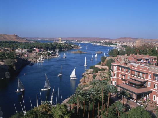 Nile And Old Cataract Hotel Aswan Egypt Photographic Print By