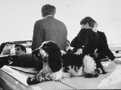 Print Art POSTER CANVAS Bobby Kennedy on Presidential Campaign Trail