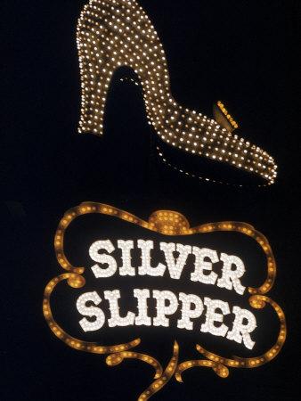 'Silver Slipper Sign in Las Vegas' Photographic Print - Loomis Dean