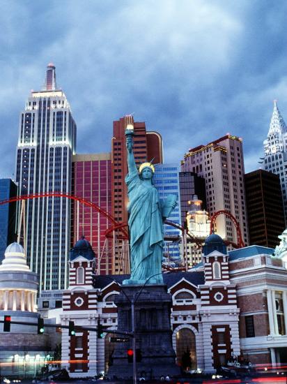 'The New York New York Hotel in Las Vegas' Photographic Print