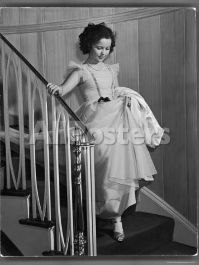 Shirley Temple At Bel Air Country Club At Her 11th Birthday Party