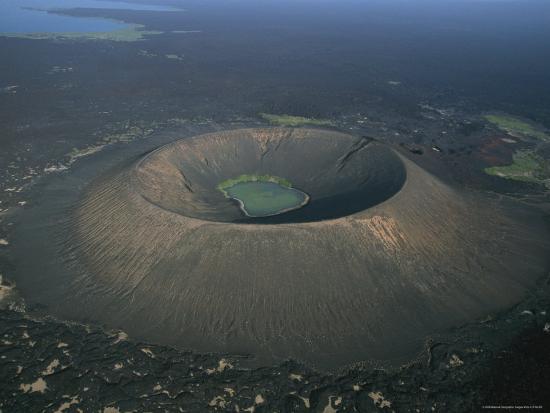  A Lake Inside a Volcano  Crater  South of Lake Abbe 