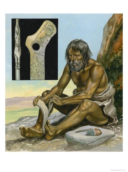 Old stone age picture