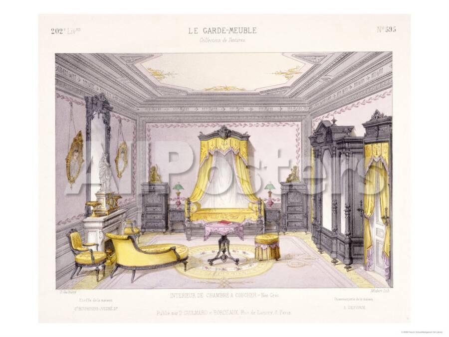 French Design Bedroom Neo Greek Style From Le Garde Meuble Pattern Book Pub Guillard Paris