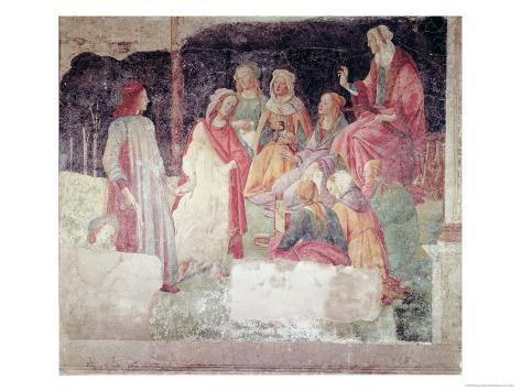 'Young Man Greeted by Seven Liberal Arts, from the Villa Lemmi' Giclee
