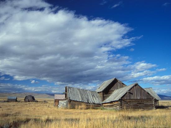 'Old Ranch Outside Yellowstone National Park, Idaho, USA' Photographic
