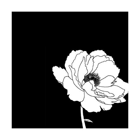 black and white print