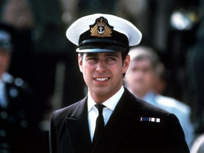 'Prince Andrew in Naval Uniform Returns from Falklands ...