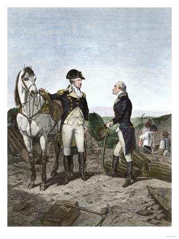 'First Meeting of Washington and Alexander Hamilton, Wearing