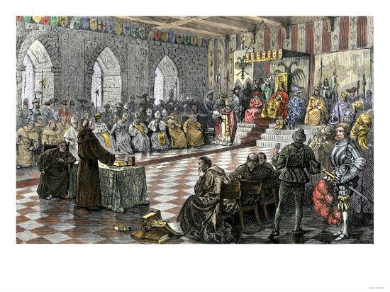 martin luther before holy roman emperor charles v at worms 1521