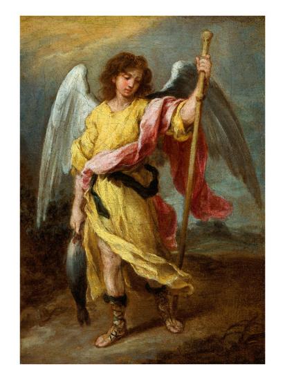 the archangel raphael giclee print by bartolome esteban murillo at