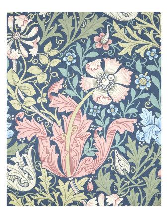 photo William Morris Compton Wallpaper compton wallpaper paper england late 19th century