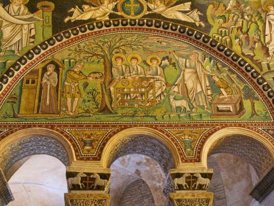 Interior Of Basilica Di San Vitale Ravenna Unesco World Heritage Site Emilia Romagna Italy