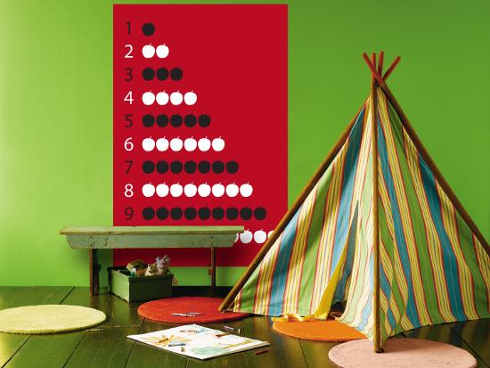 Red Counting Apples