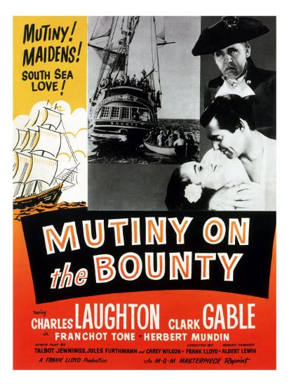 Mutiny On The Bounty Movita Clark Gable Charles Laughton 1935