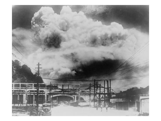 Japanese Photo Of The Mushroom Cloud Of The Atomic Bomb Blast In Nagasaki Japan Aug 9 1945 Photo Allposters Com Japanese Photo Of The Mushroom Cloud Of The Atomic Bomb Blast In Nagasaki Japan Aug 9 1945 Photo Allposters Com