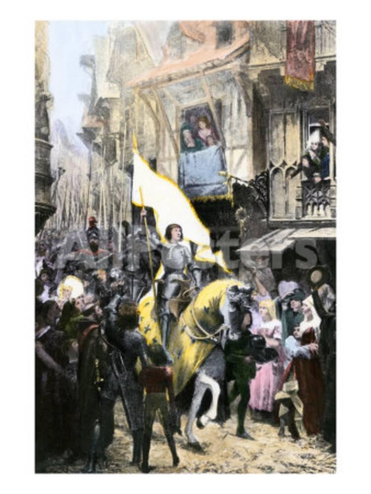 Joan Of Arc Banner Printable Printable World Holiday