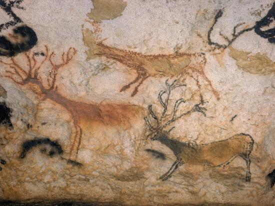 000 Year Old Lascaux Cave Painting Done By Cro Magnon Man In The Dordogne Region France Photographic Print Ralph Morse Allposters Com