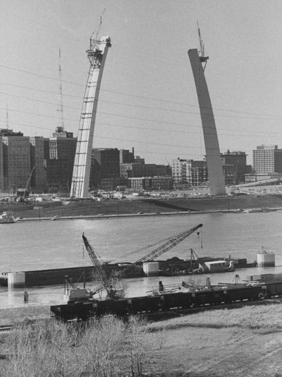 Jefferson Nat&#39;L. Expansion Memorial Arch Designed by Eero Saarinen Photographic Print at ...