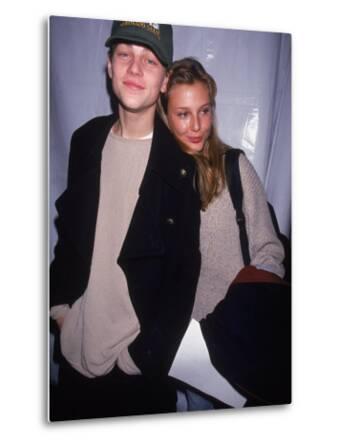 Actor Leonardo Dicaprio With Model Bridget Hall Premium Photographic Print Dave Allocca Allposters Com