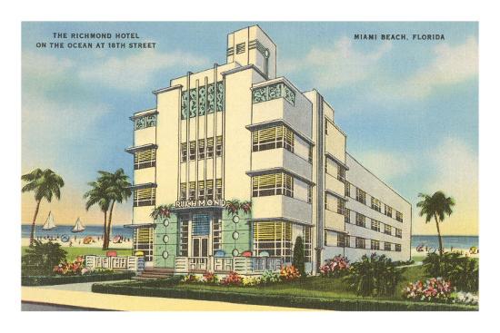 Richmond Hotel Miami Beach Florida Photo Allposters Richmond Hotel Miami Beach Florida