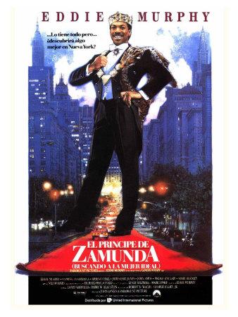 Coming to America, Spanish Movie Poster, 1988 Premium ...