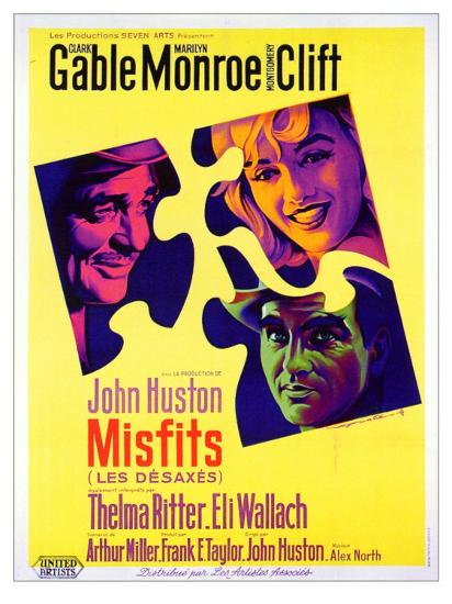 The Misfits, French Movie Poster, 1961 Prints at ...