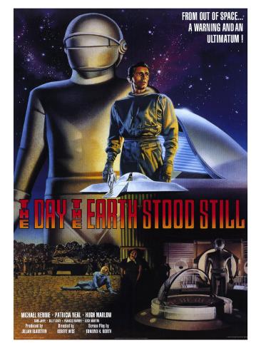 The Day The Earth Stood Still Vintage Movie Poster