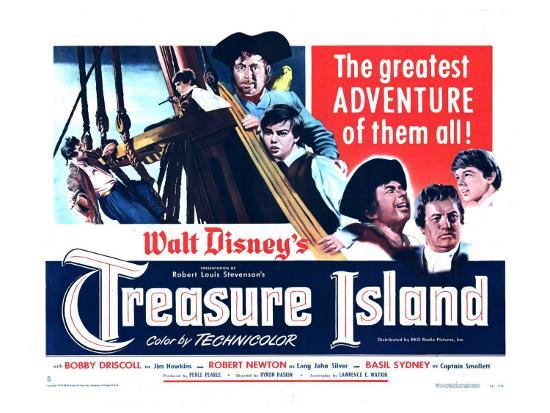 'Treasure Island, 1950' Art - | AllPosters.com