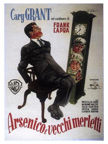 Arsenic And Old Lace Italian Movie Poster 1944