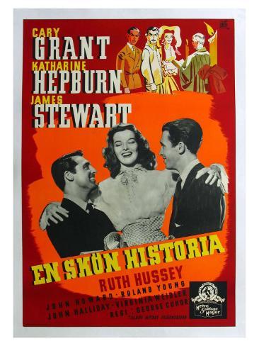 The Philadelphia story Cary Grant cult movie poster print