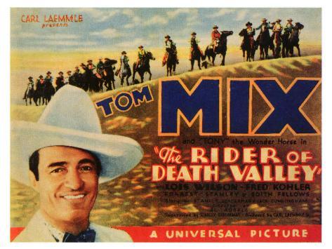 the rider of death valley Tom Mix 1932 movie poster print