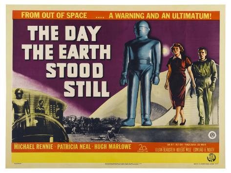 The Day The Earth Stood Still Vintage Movie Poster
