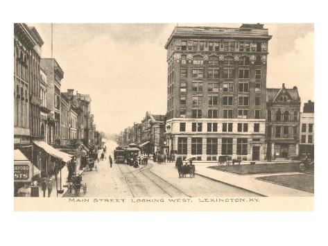 Main Street, Lexington, Kentucky Poster at