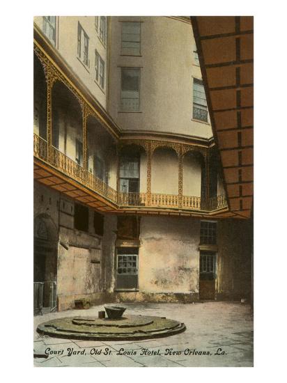 &#39;Courtyard, Old St. Louis Hotel, New Orleans, Louisiana&#39; Posters | www.bagssaleusa.com/product-category/classic-bags/