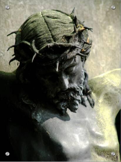 'Statue of the Head of Christ with the Crown of Thorns' Poster - I.W