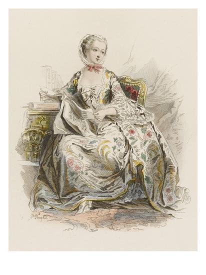 'Jeanne-Antoinette Poisson, Madame De Pompadour, Mistress of Louis Xv