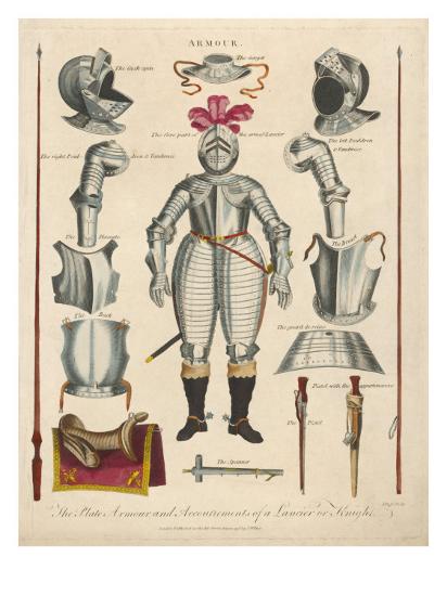 'Medieval Knight's Armour' Giclee Print - | AllPosters.com