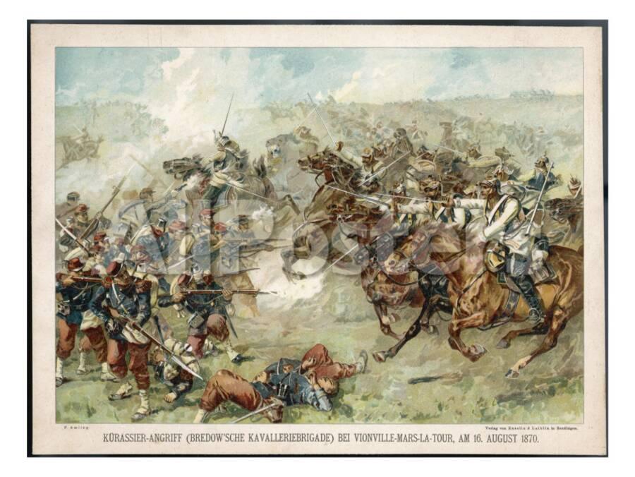 the prussian cavalry charge