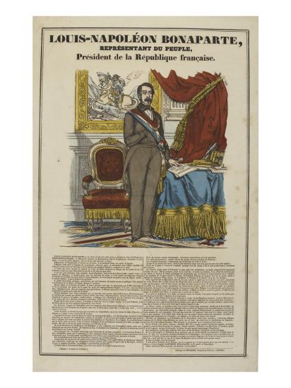 Louis Napoleon Bonaparte Representant Du Peuple President De La Republique Francaise Giclee Print Allposters Com Louis Napoleon Bonaparte Representant Du Peuple President De La Republique Francaise Giclee Print Allposters Com