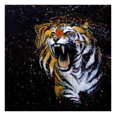 roaring tiger prints at