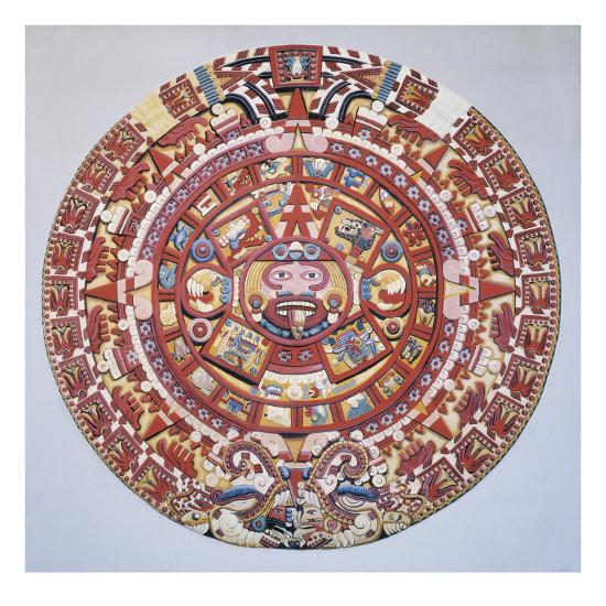 'Aztec Calendar (1479), also Named "Piedra Del Sol" (Solar Stone) or