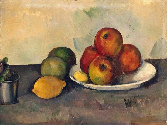 still life with apples