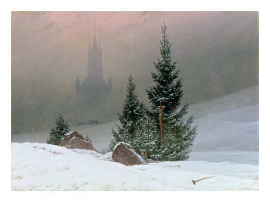 Winter Landscape C 1811 Giclee Print Caspar David Friedrich Allposters Com