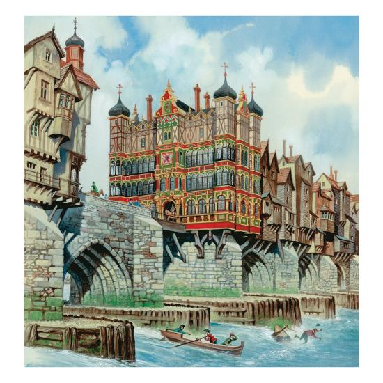 'Old London Bridge' Giclee Print Peter Jackson